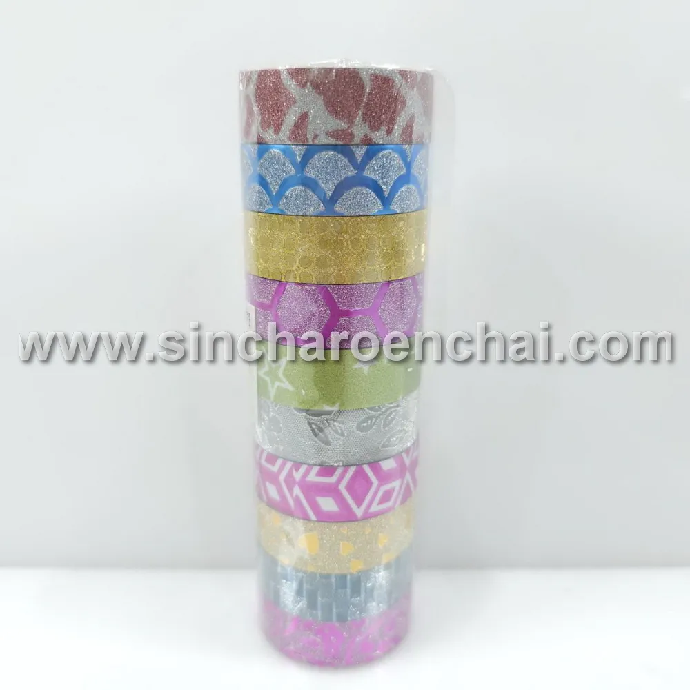 เทปคละลาย แพ็ค 10 ชิ้น