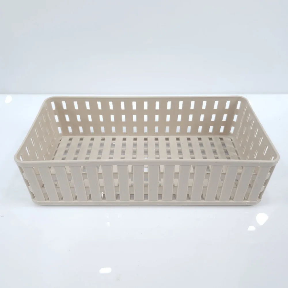 581 ตะแกรงลายไม้ สีหวาย 11x23.5x6.5 ซม. SN (12 โหลๆ ละ 90)