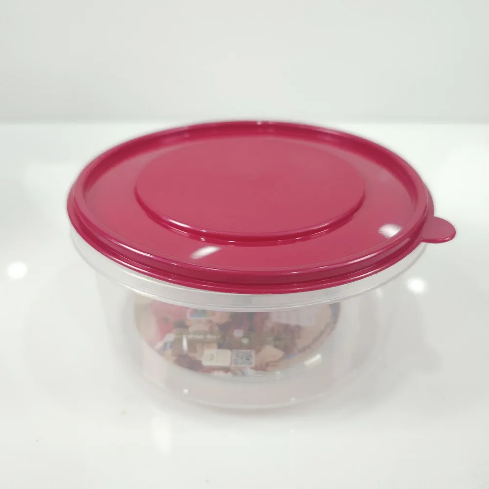 217-0L กล่องถนอมอาหาร ฝานุ่มนิ่ม กลมจิ๋ว 14.5x7 ซม. COOK