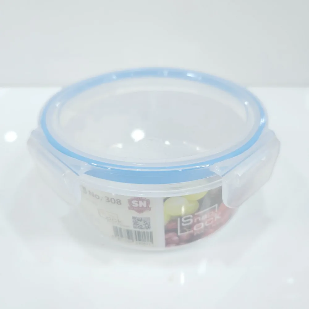 308 กล่องกลม Snap Lock 850 ml. SN (4 โหลๆ ละ 205)