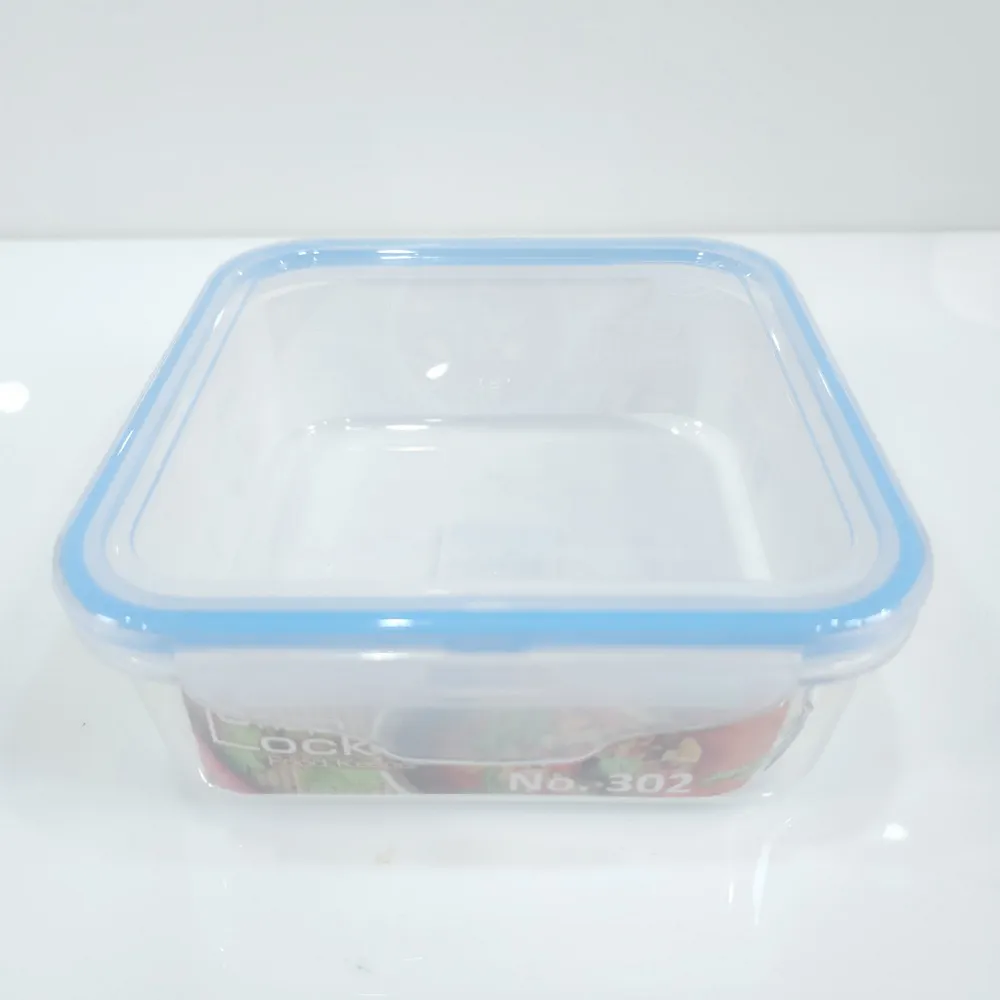 302 กล่องเหลี่ยม Snap Lock 820 ml. SN (4 โหลๆ ละ 205)