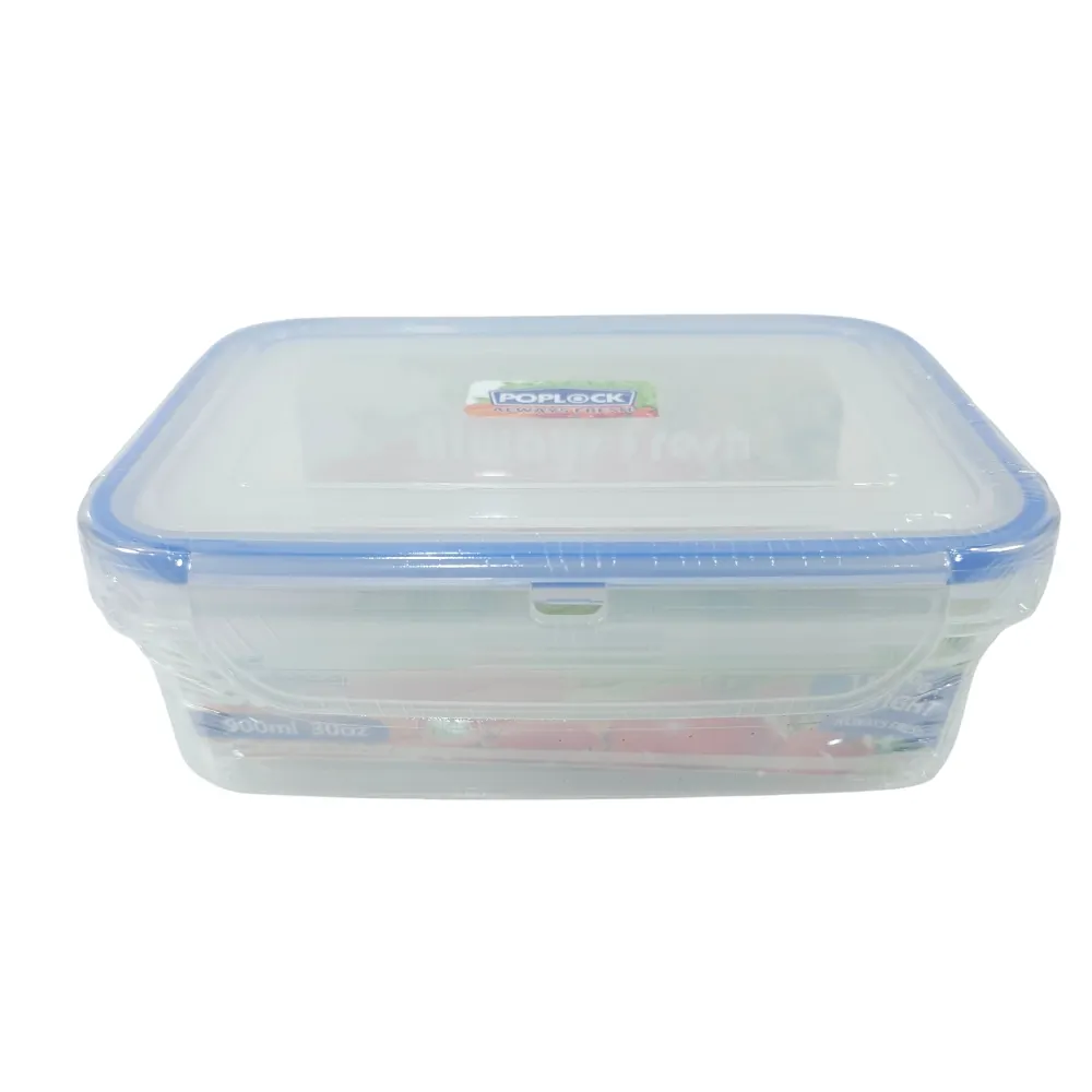 9123 กล่องเหลี่ยม 900 มล. 13.5x18.5x7 ซม. สหชัย