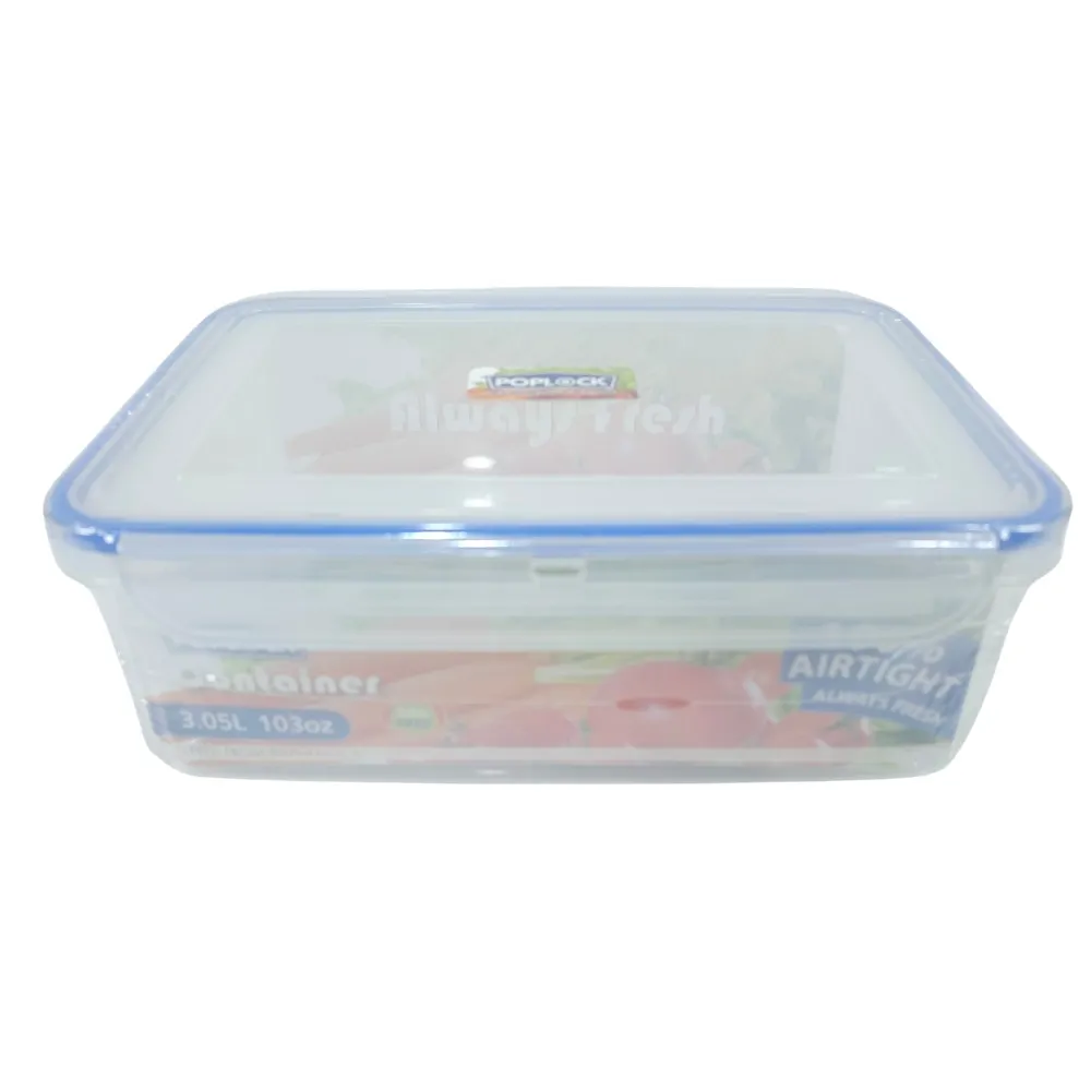 9125 กล่องเหลี่ยม 3.1 ลิตร 18.5x26x9.5 ซม. สหชัย