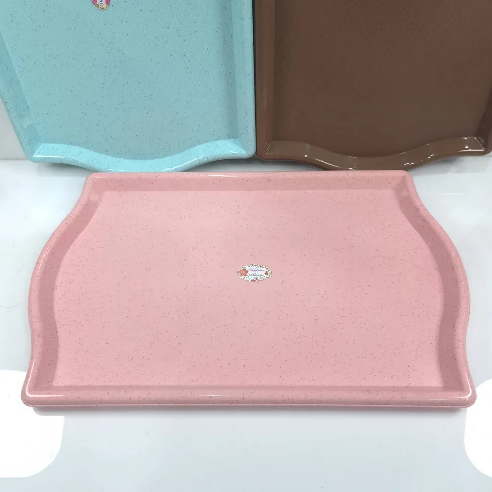 356 ถาดเสริฟทรงเหลี่ยม 31x49.5 ซม. PMP (6 โหลๆ ละ 195)