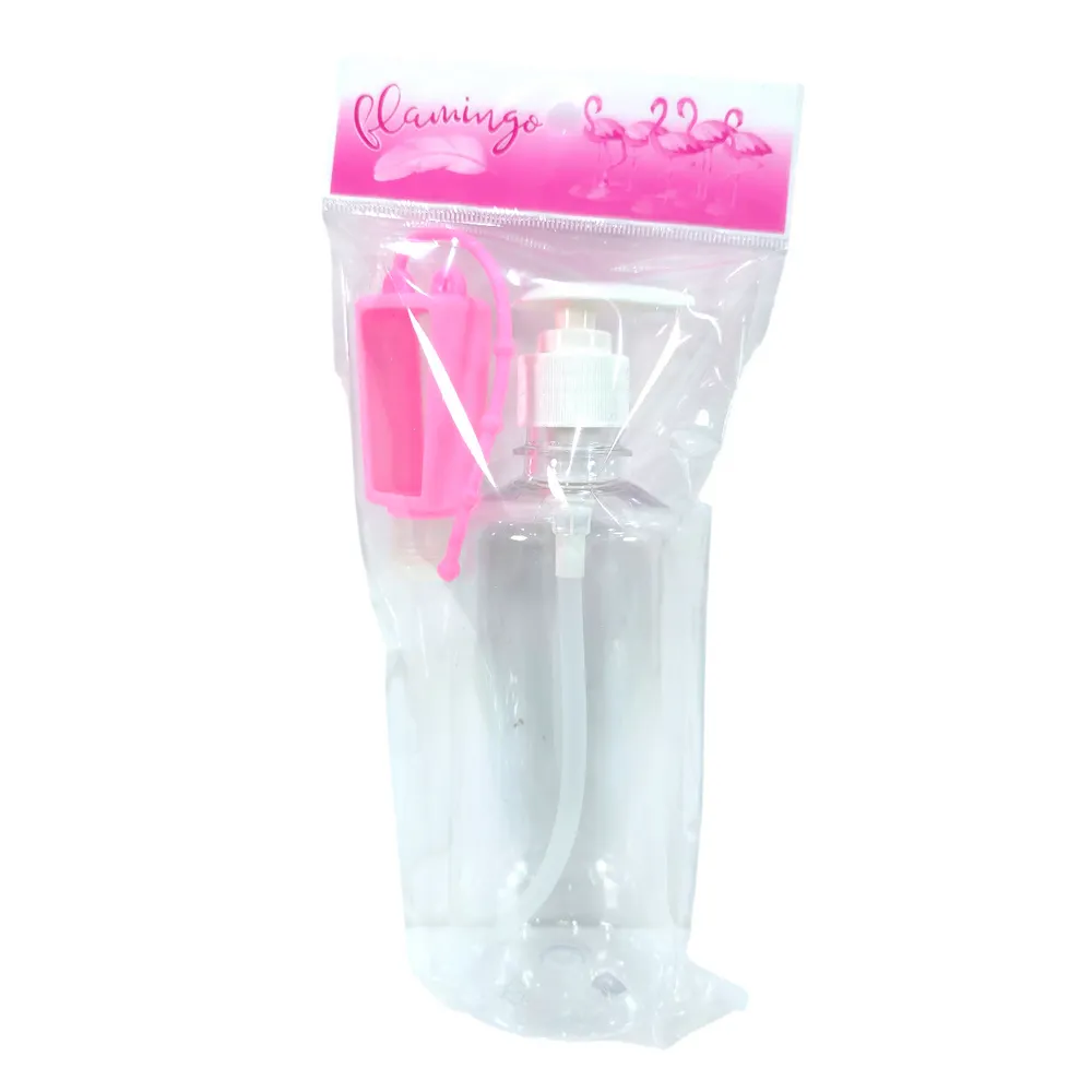 ขวดปั๊มใส 450 ML+ขวดแบ่งเจล