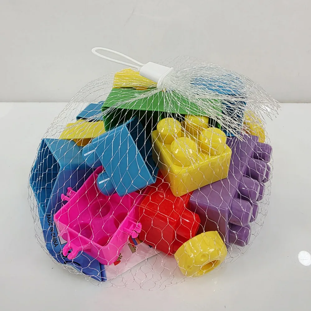 5014 ตัวต่อ 18 ชิ้นใหญ่ ถุงตาข่าย