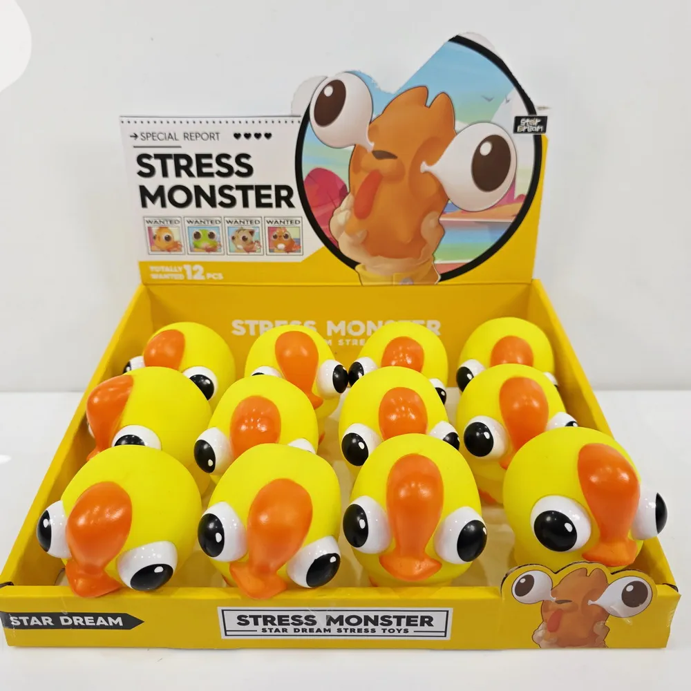 881729 ตุ๊กตายางบีบตาทะลัก เป็ด