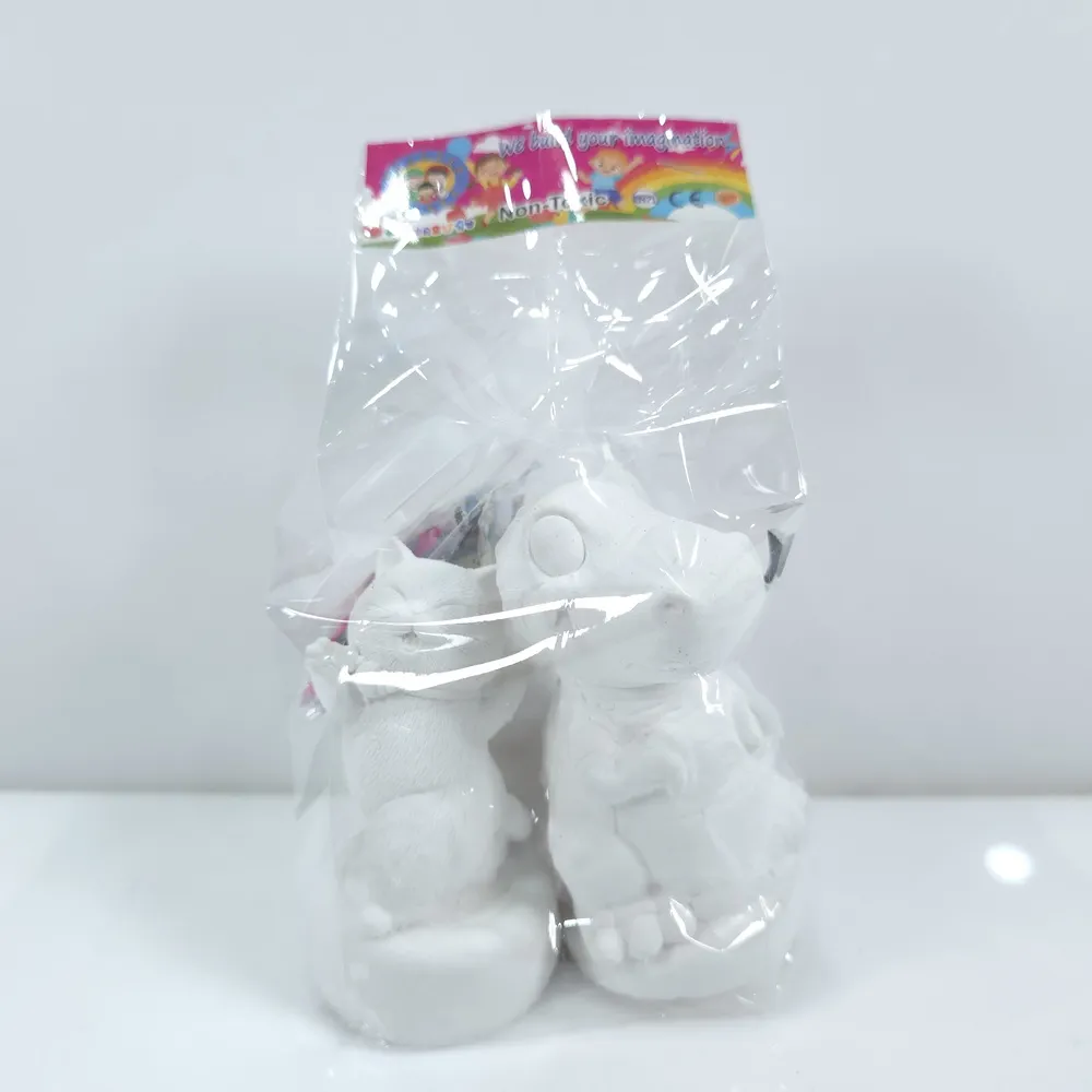 ตุ๊กตาปูนปั้นระบายสี PLAZTER PLANET (6 โหลๆ ละ 175)