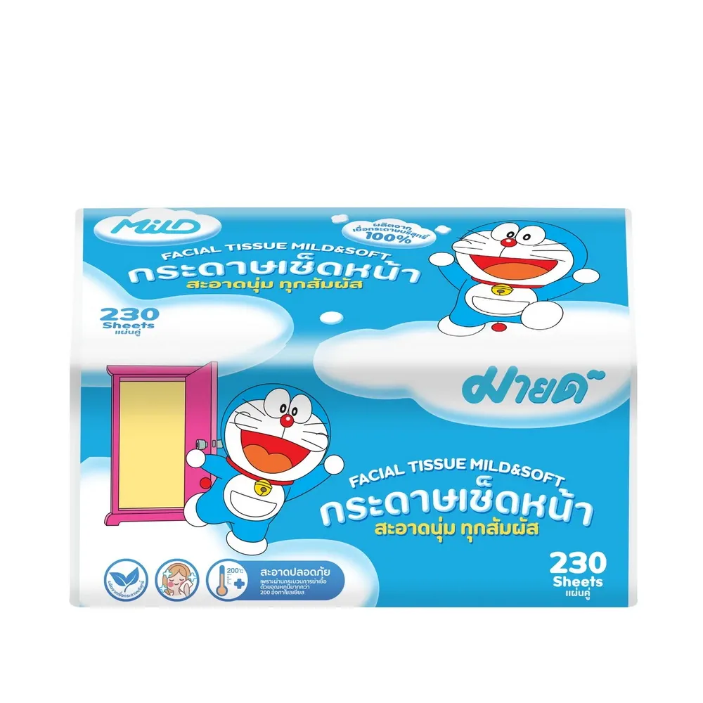 เช็ดหน้ามายด์ 230 แผ่น (1x4x10)