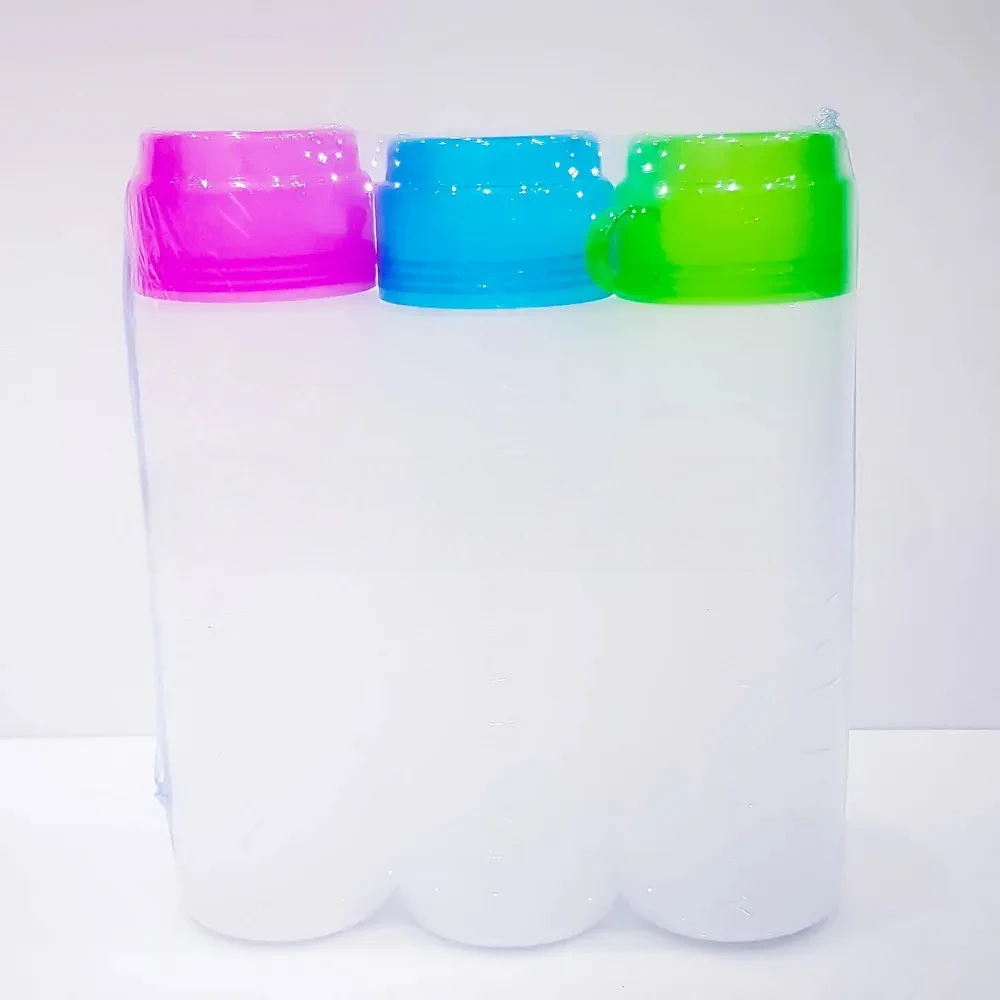 009 กระบอกน้ำกลมแพ็ค 3 ใบ VT