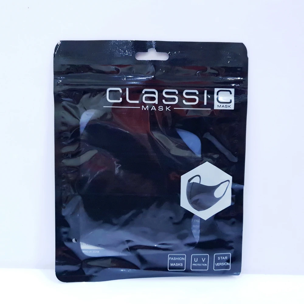 หน้ากากผ้ากันน้ำ สีดำ (5 โหลๆ ละ 45)