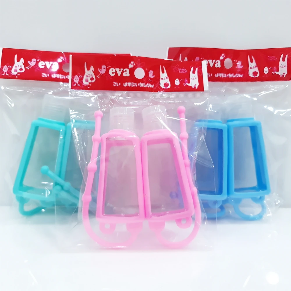 ขวดแบ่งเจลล้างมือ เคสซิลิโคน 30 ml. แพ็ค 2 ชิ้น