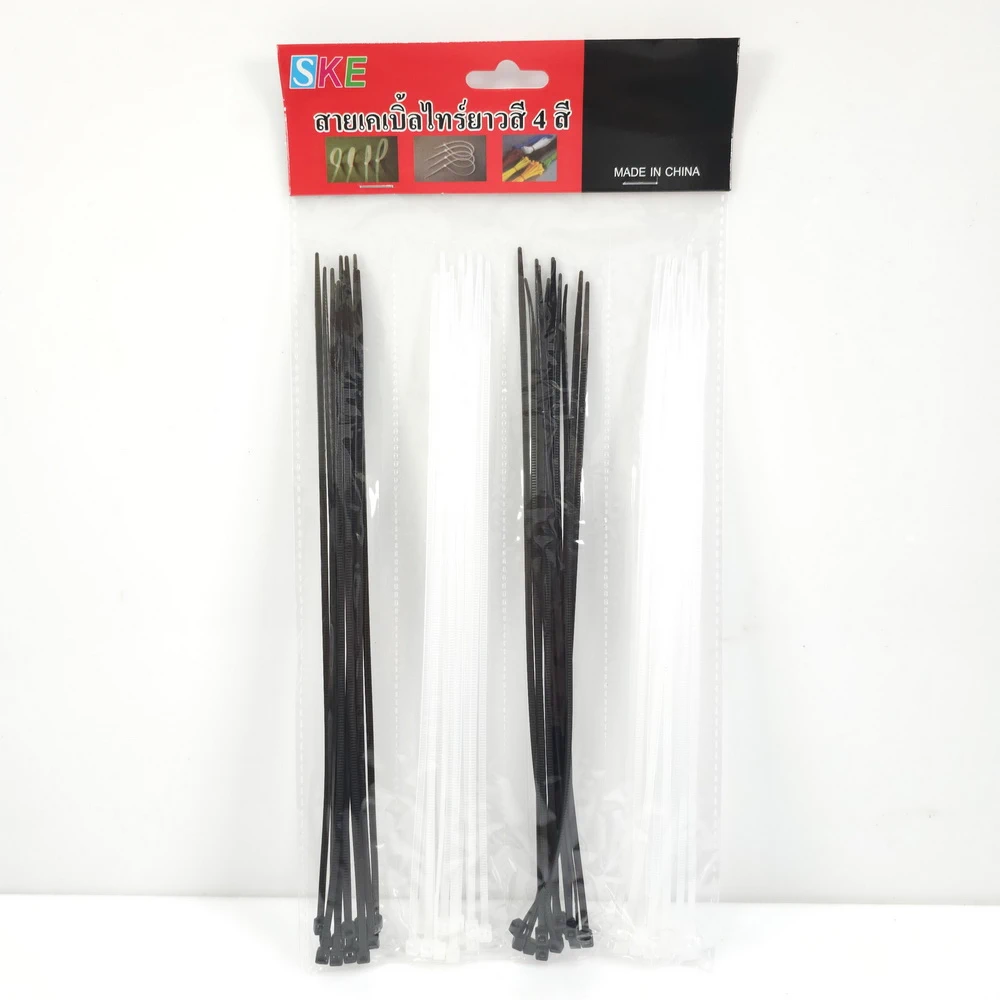 สายรัดเคเบิ้ลไทร์ ขาวดำ