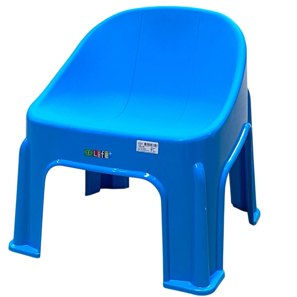 371 เก้าอี้แฟนซีลายหนัง เกรด A สีฟ้า BIGONE (มัดละ 18 ตัว)