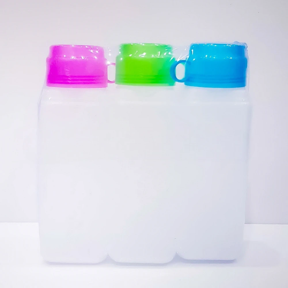 444 กระบอกน้ำเหลี่ยมแพ็ค 3 ใบ VT