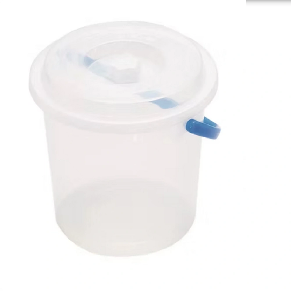 728PO ถังน้ำสีขาวหูสี+ฝา 6.5 แกลลอน SN