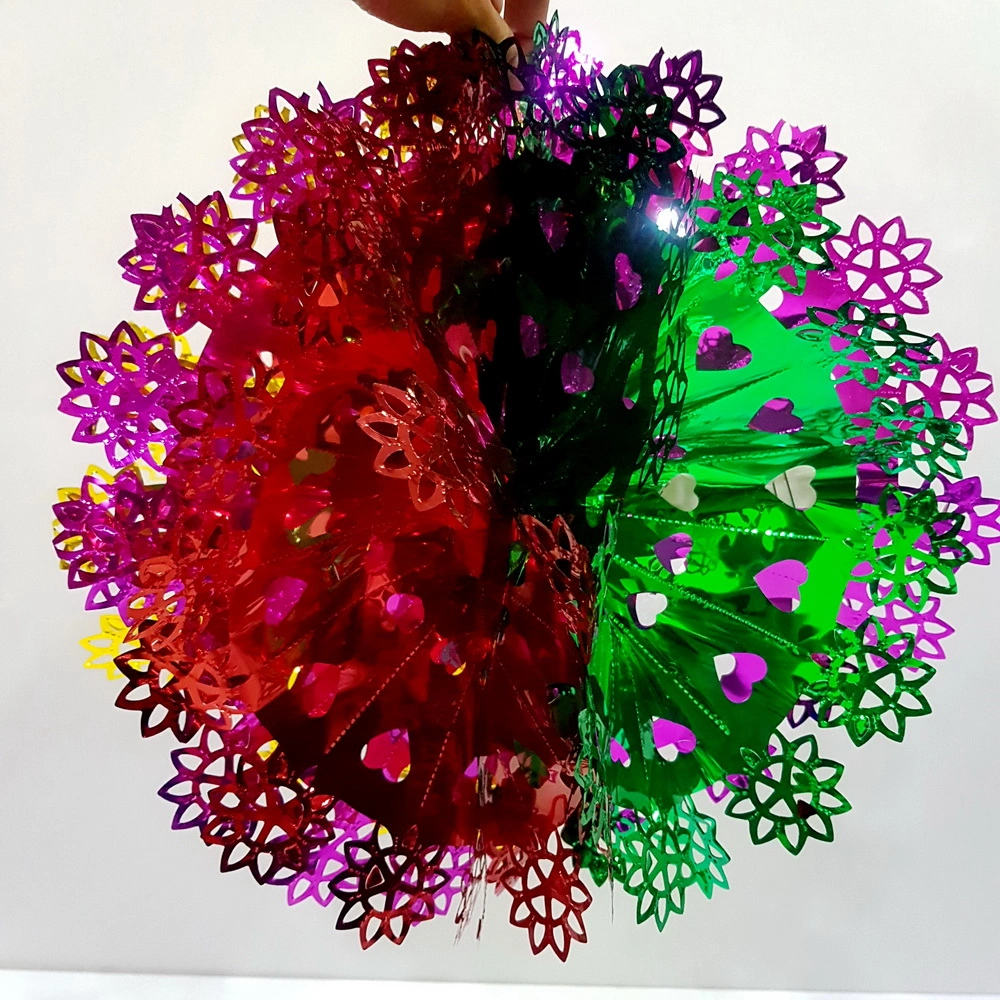 โมบายกลางห้องตกแต่งปีใหม่ 40 ซม. ปลายดอกไม้