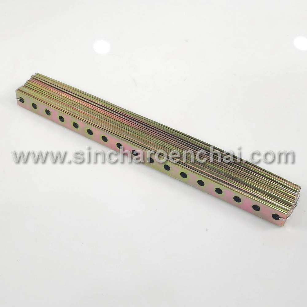 เหล็กรู 17 รู ยาว 29 ซม. (มัดละ 20 ชิ้น)